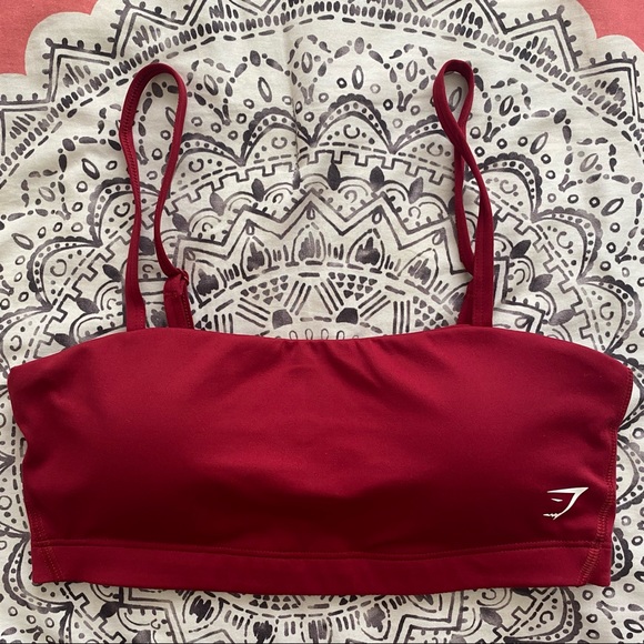 Gymshark Other - Gymshark Training Bandeau Burgundy